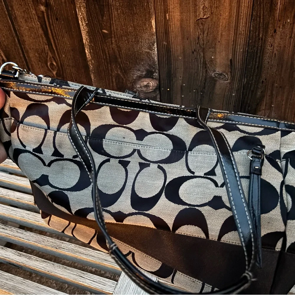 Coach Signature Extra Large Diaper Bag